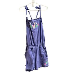 Mini Boden Embroidered Llama Romper, VGUC, Sz 9-10Y (140cm) (10A)